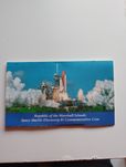 Moeda de 5$ comemorativa da space shuttle discovery 1988