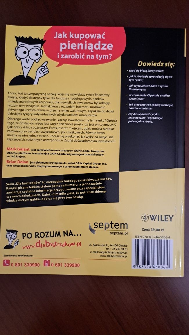 Forex dla bystrzaków. Mark Galant. Brian Dolan.