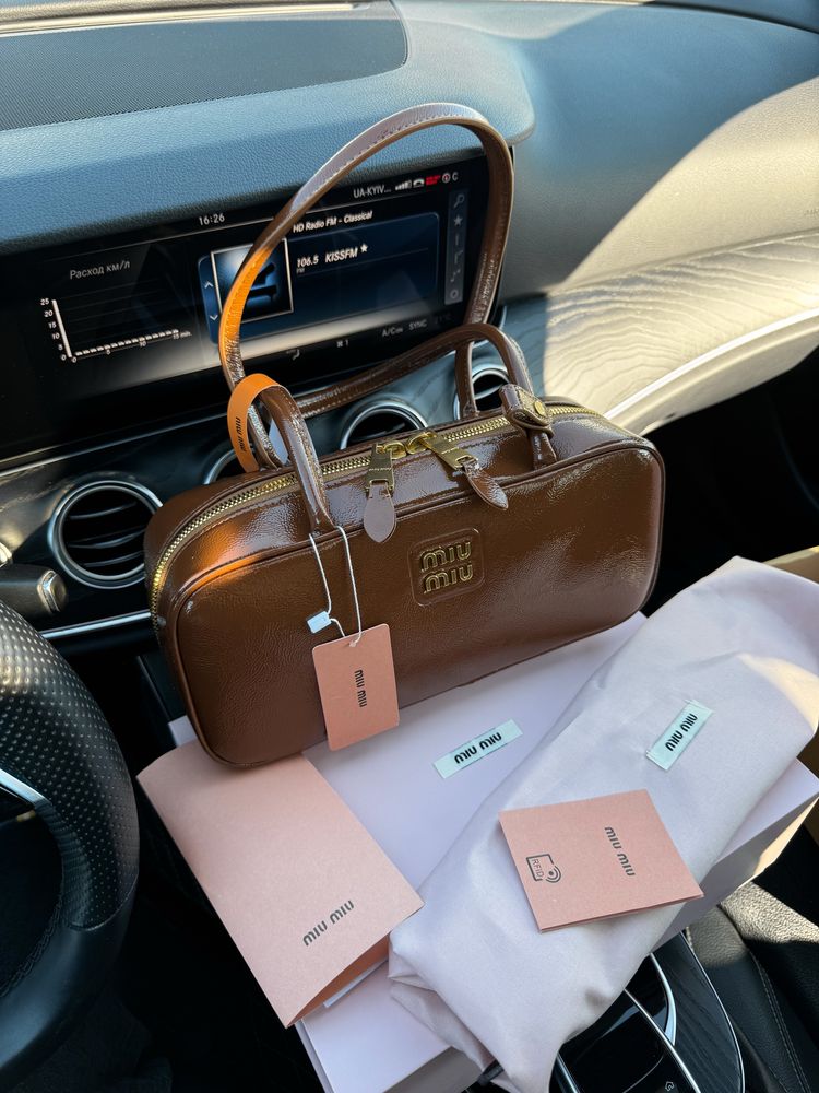 Torebka Miu Miu arcadie leather