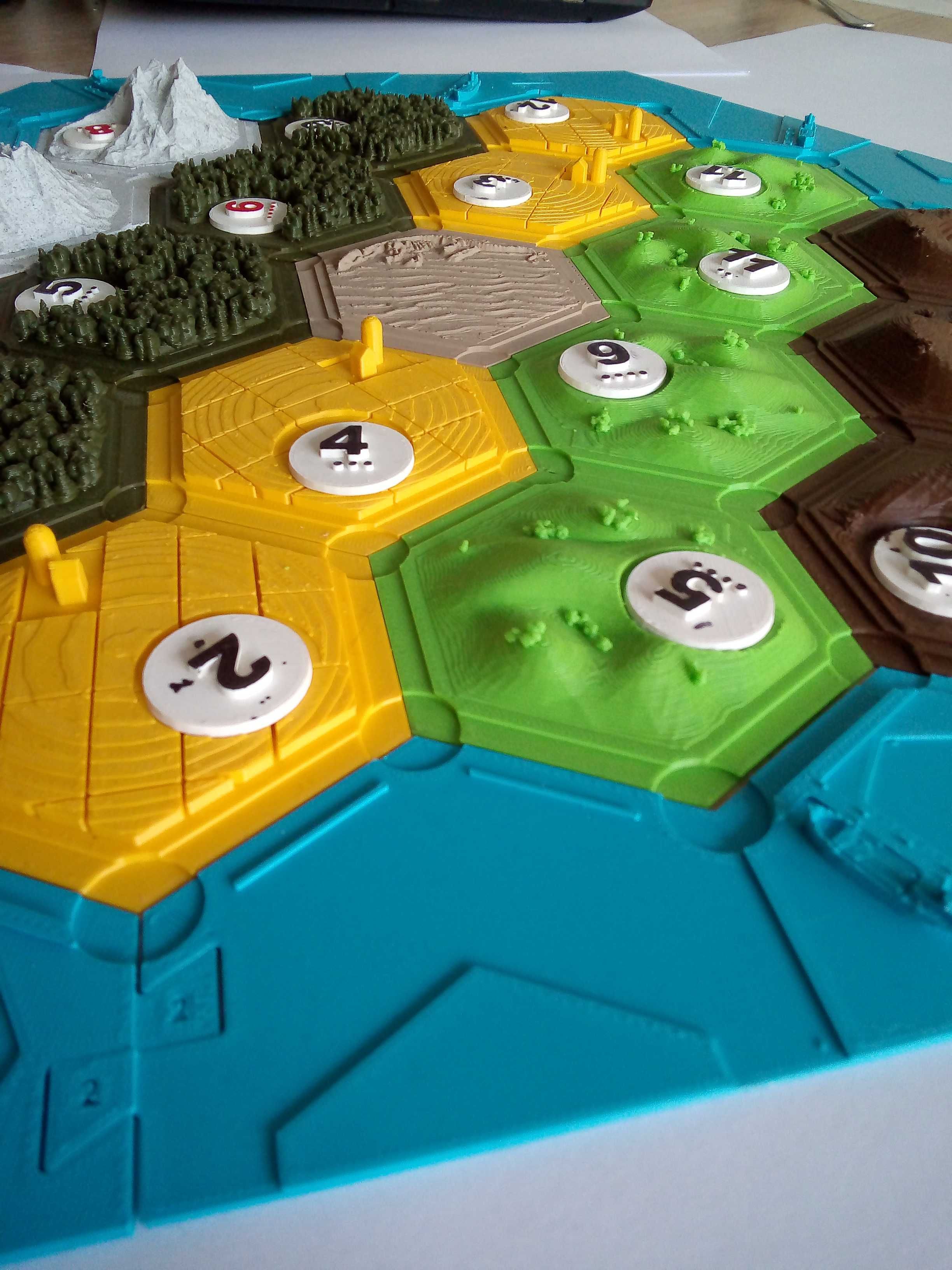 Plansza do gry Catan 3D