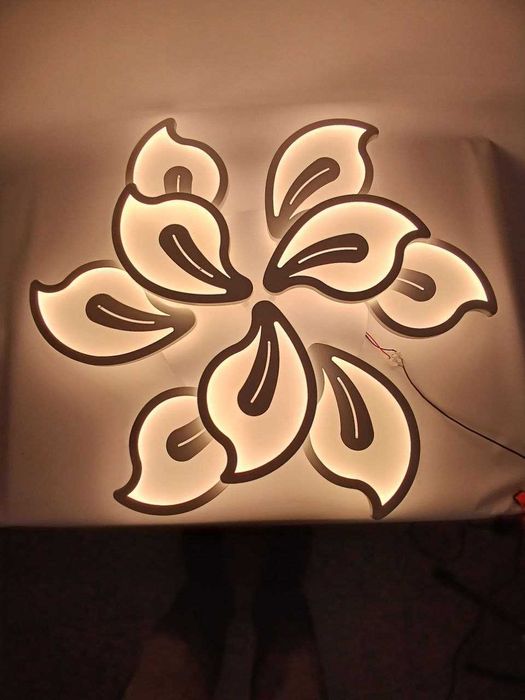 Люстра світлодіодна акрілова Д GH39043-6+3