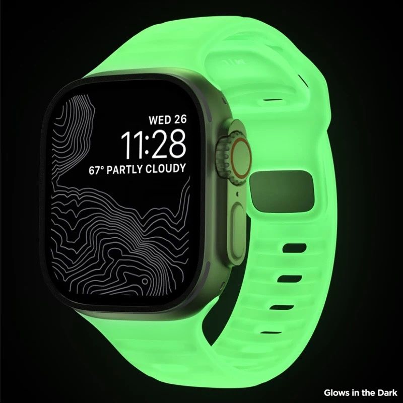 Pasek fluorescensyjny świecący do Apple Watch 49, 45, 44, 42