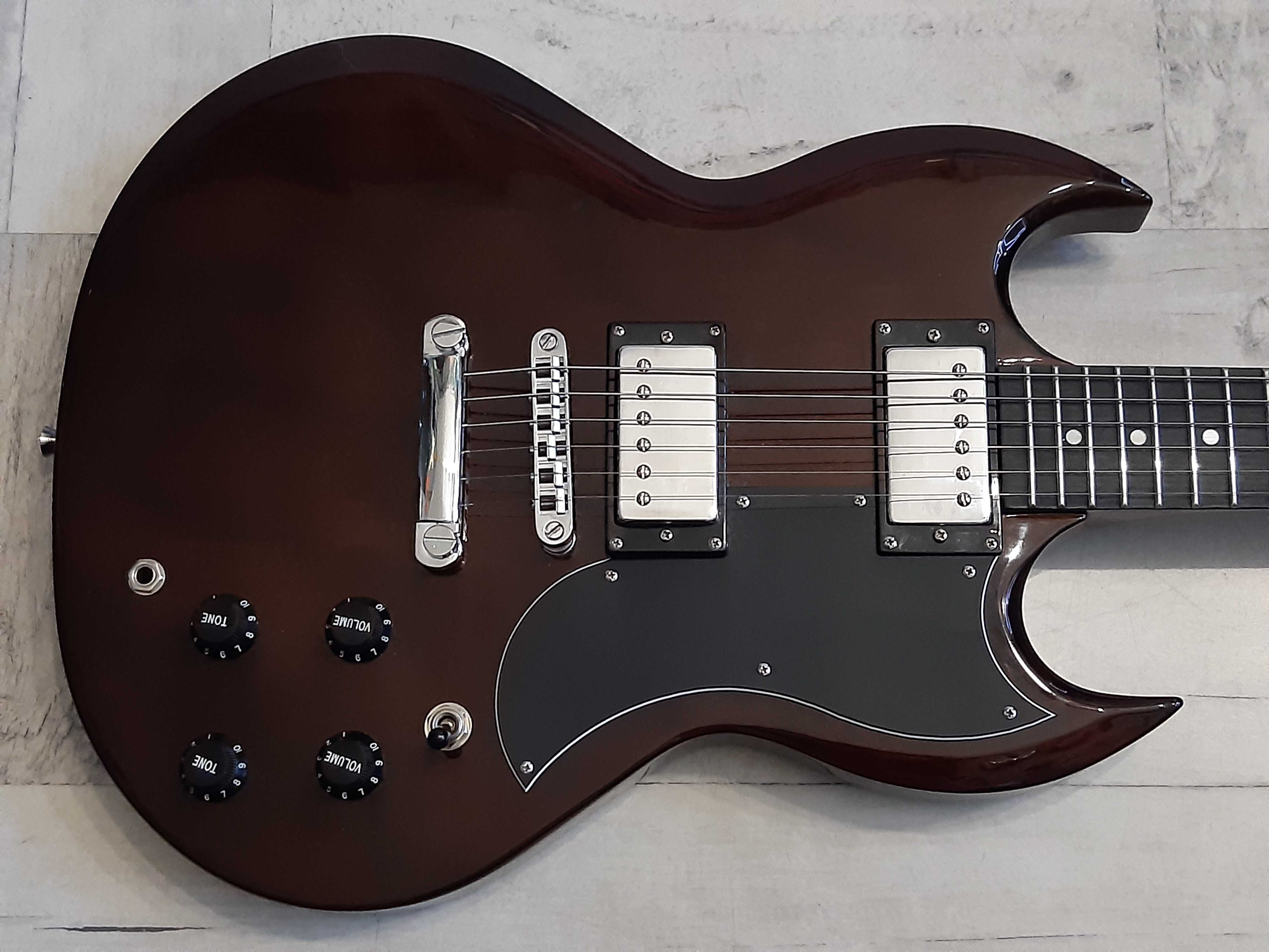 Gitara SG Jay Turser JT50-Transparent Brown-wysyłka Gratis lub zamiana