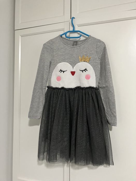 Sukienka świąteczna/ zimowa/ Boże Narodzenie - 134, tiul