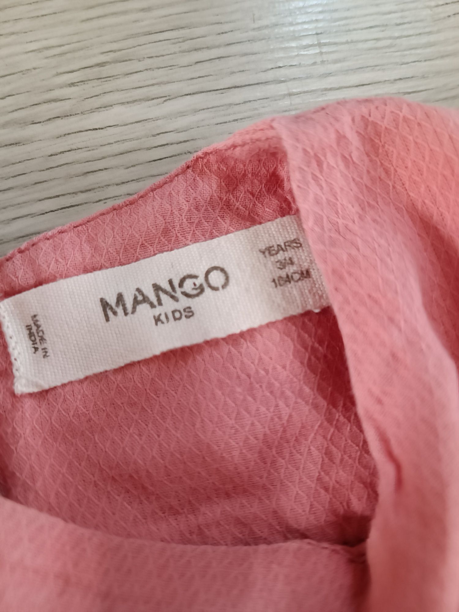 Bluzka lekka zwiewna dla dziewczynki Mango r. 104