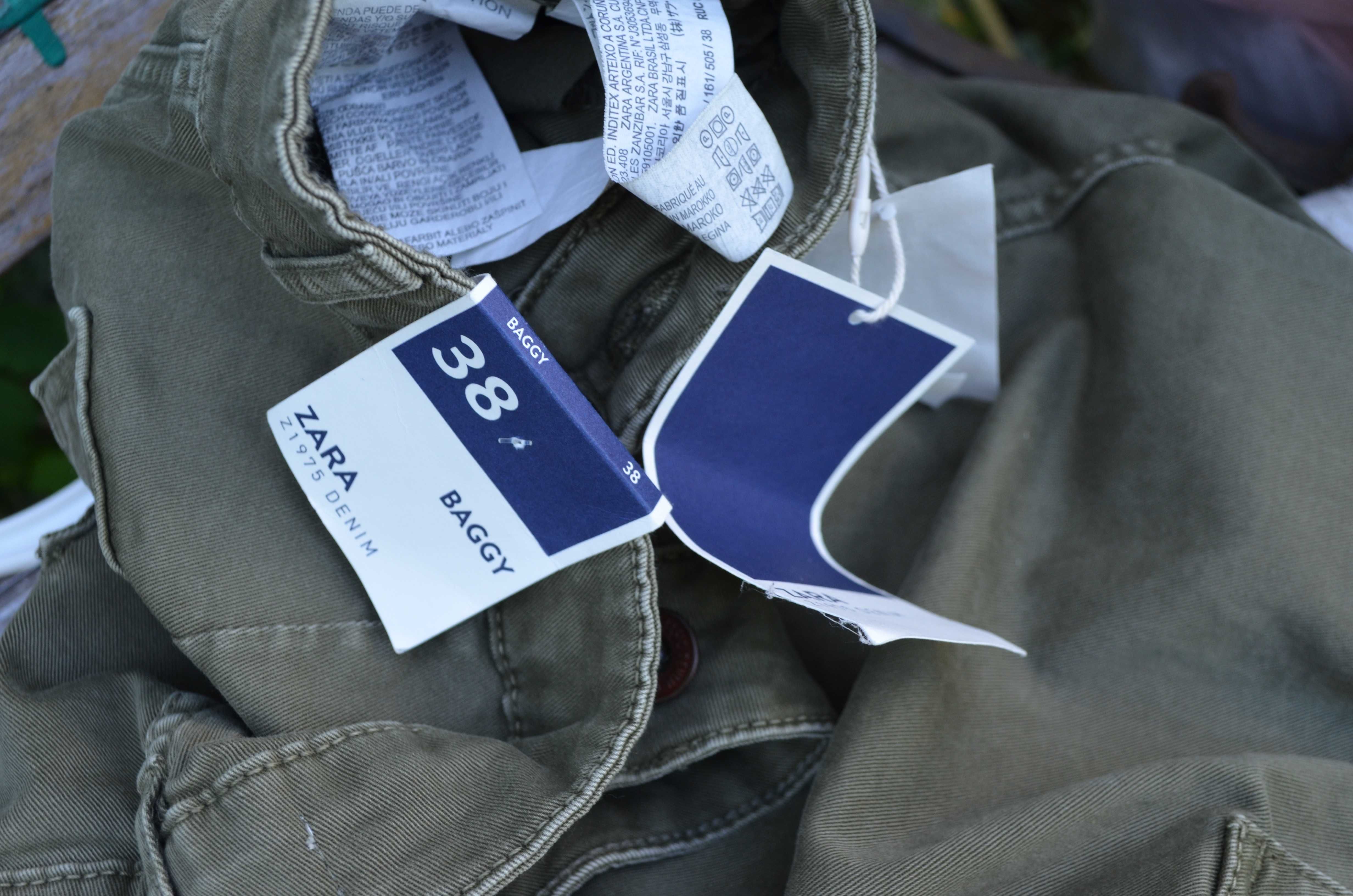 Фирменные летние брюки чинос капри от Zara