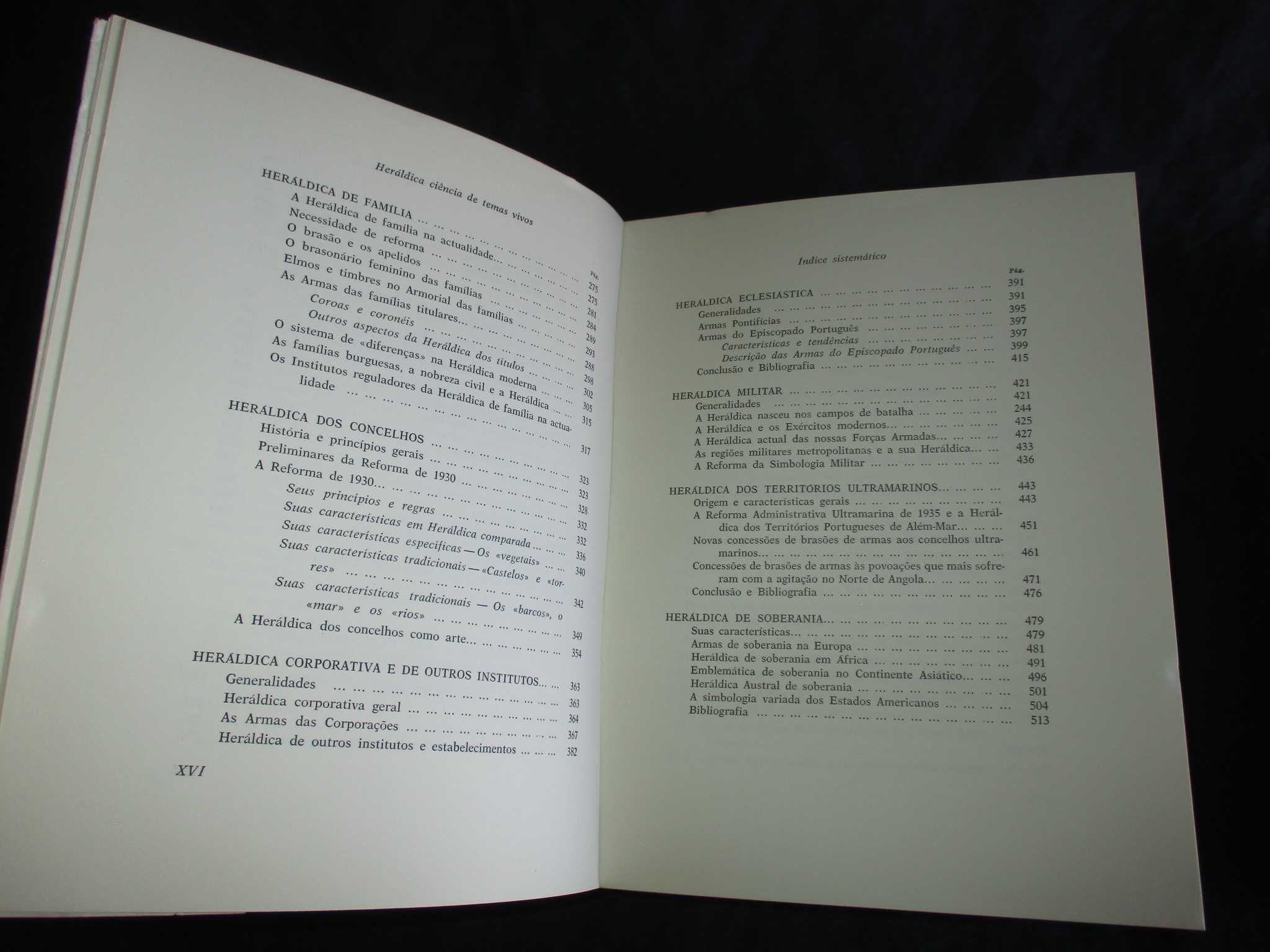 Livros Heráldica Ciência de Temas Vivos 1966