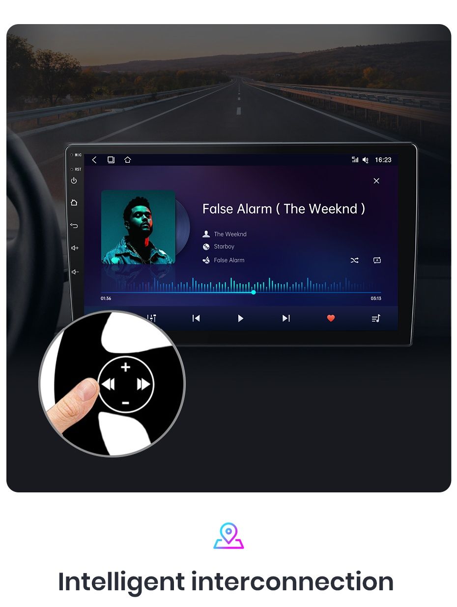 Rádio Android Honda ACCORD 8 Carplay Wi-Fi GPS Bluetooth NOVO