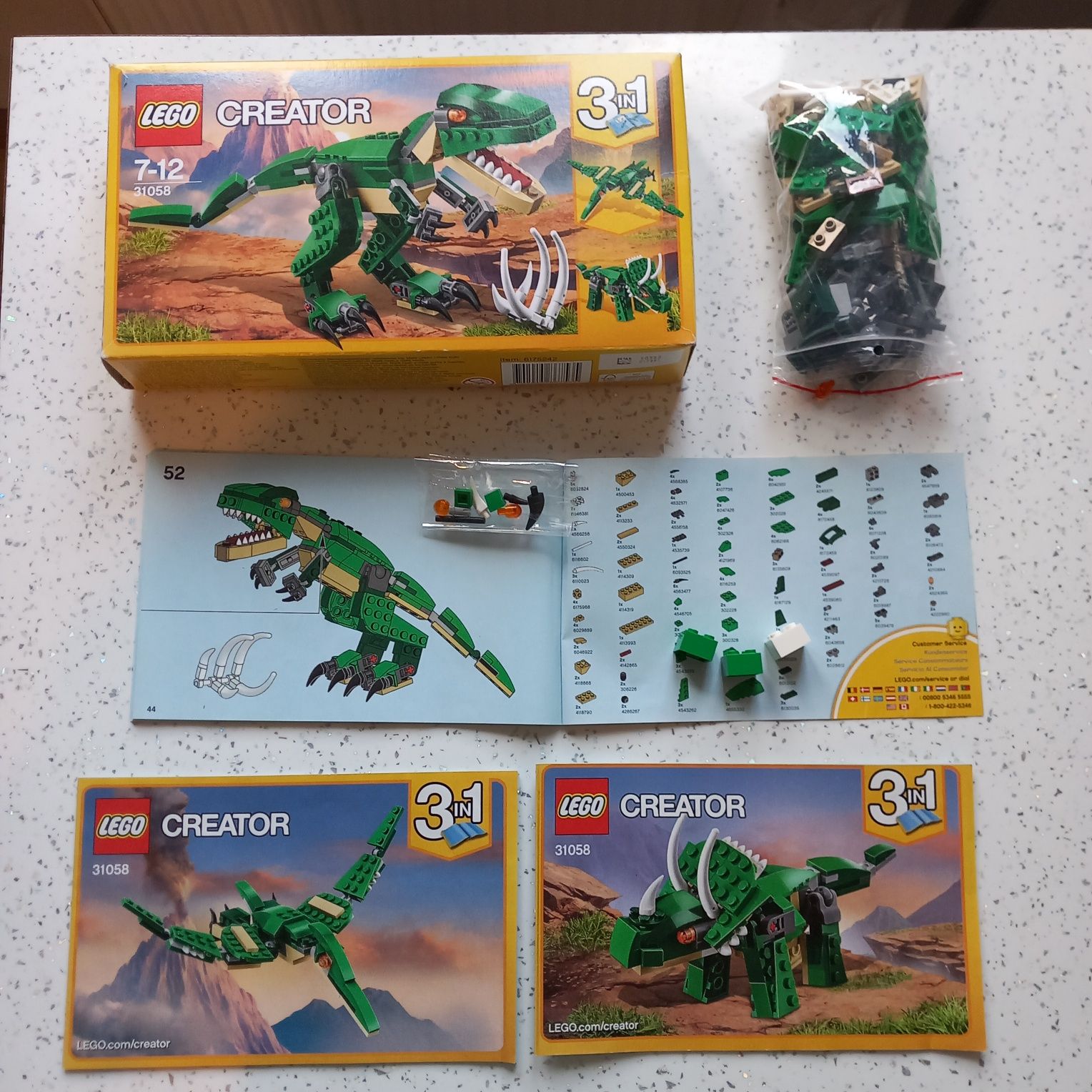 LEGO Creator 7-12  Dinozaury
