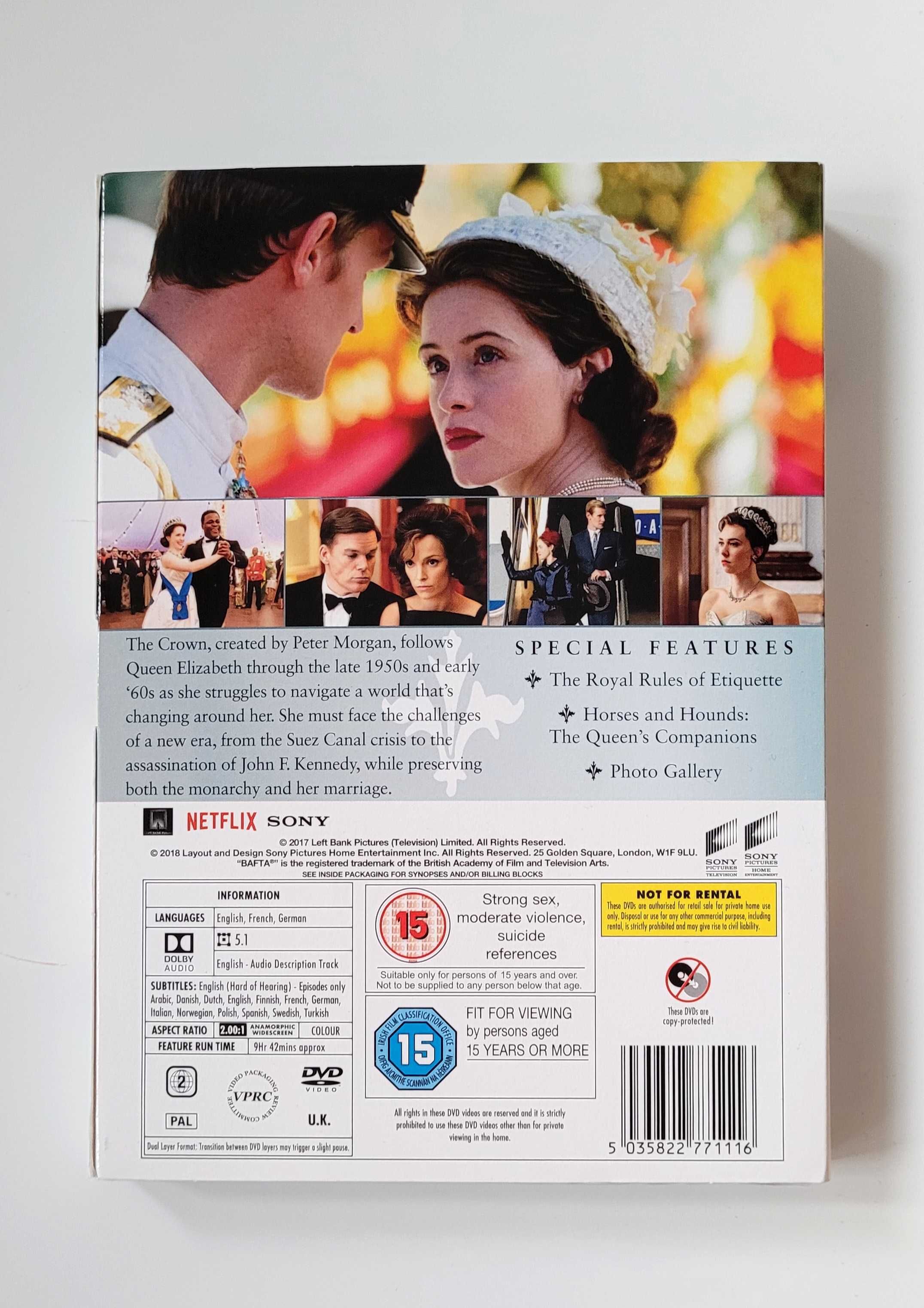 The Crown Season 2 / Sezon 2 / 4x DVD / folia / napisy PL