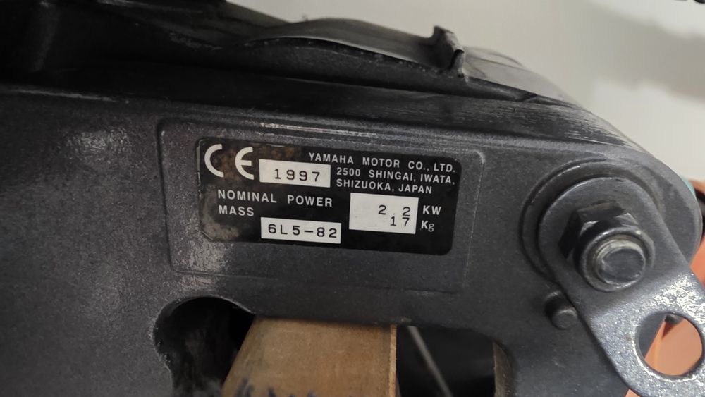 Silnik zaburtowy Yamaha Malta 3.3 KM krótka stopa