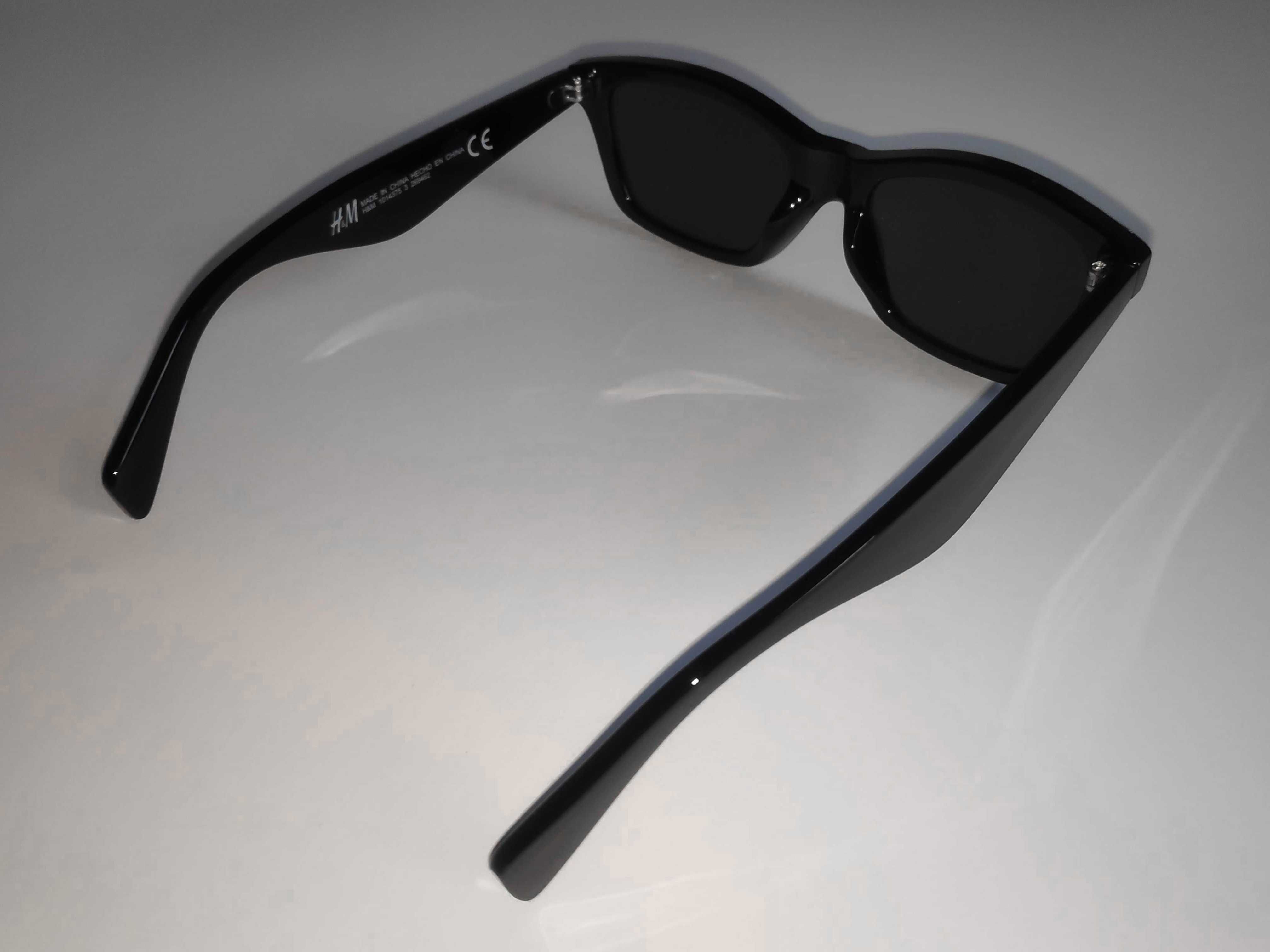 Okulary przeciwsłoneczne czarne damskie H&M
