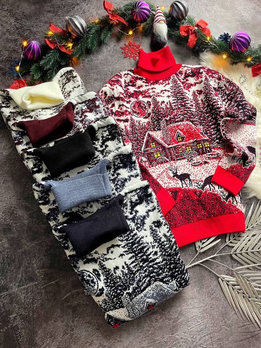 Новорічний светр|Різдвяні светри|Різдвяний світер|Парні светри