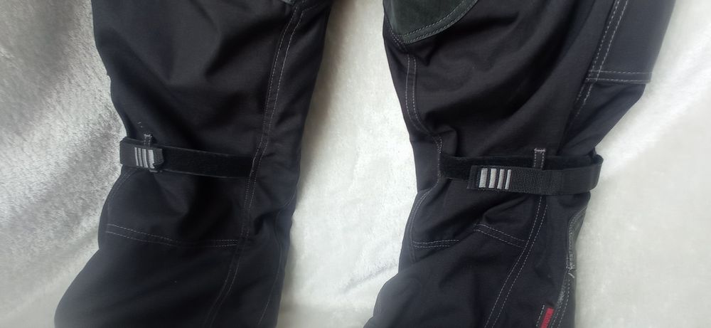 Мотоштаны Polo-tex кожа текстиль черные