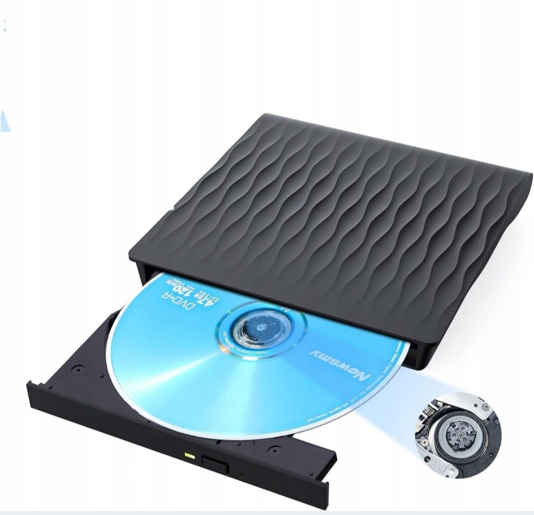 Zewnętrzny Napęd CD/DVD Dla Laptopa USB 3.0 , Zewnętrzny Nagrywarka