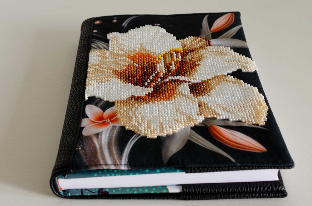 Подарунковий Набір — Шопер + Косметичка + Блокнот з Бісерною Вишивкою