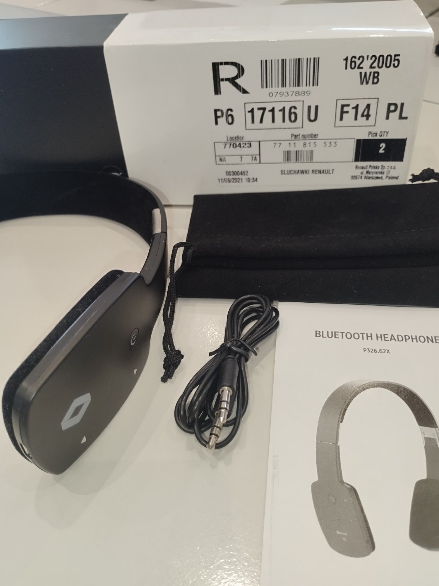 Bezprzewodowe słuchawki Bluetooth 4.0 RENAULT