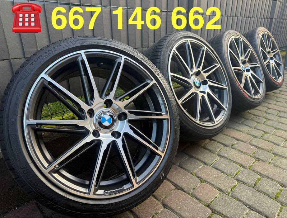 18 cali BMW e90 e91 e46 f20 f30 f31 felgi koła komplet 5x120 8J ET45