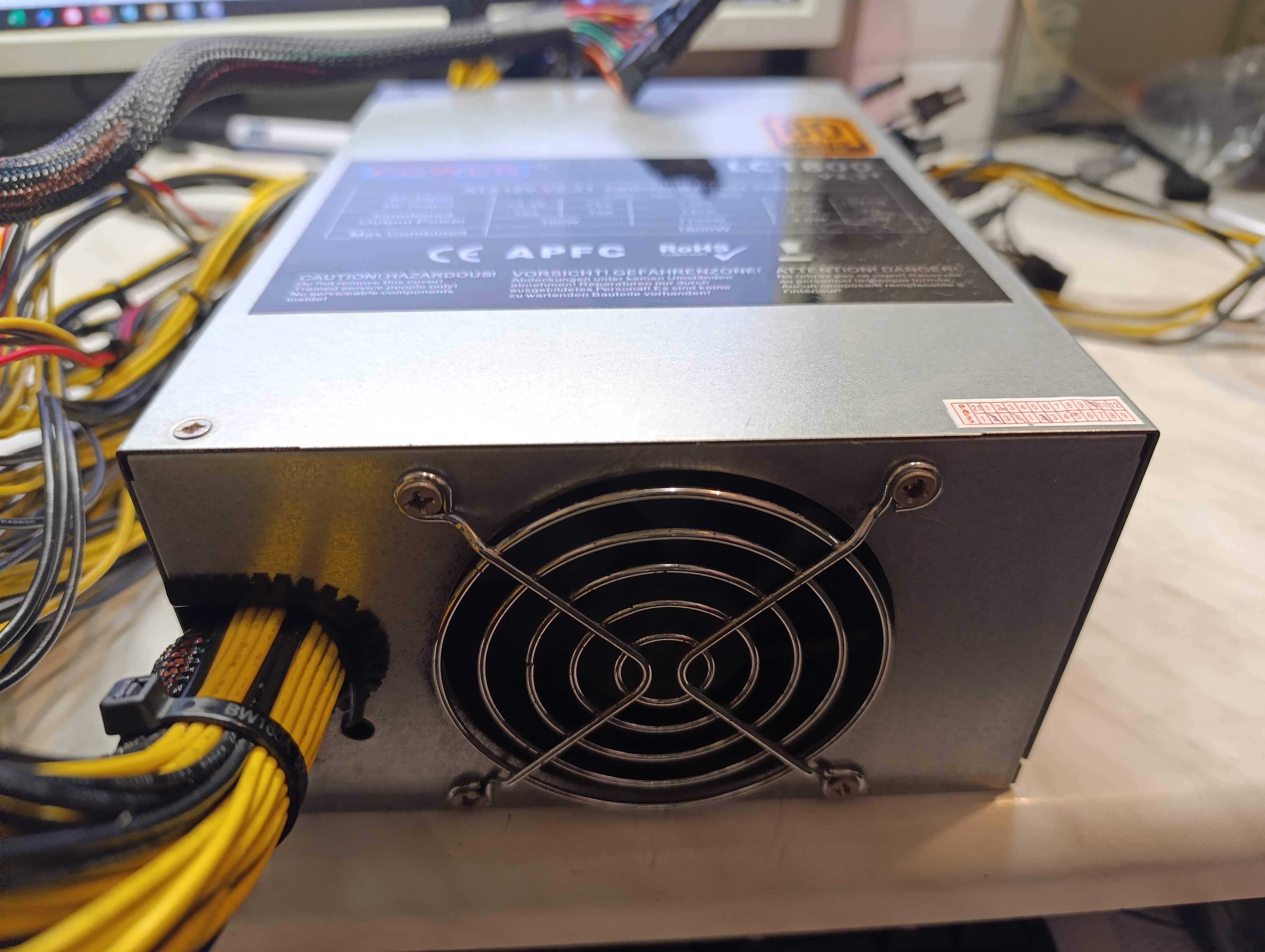 Zasilacz 1800W KOPARKA 20x PCI-E Mining Edition kryptowaluty