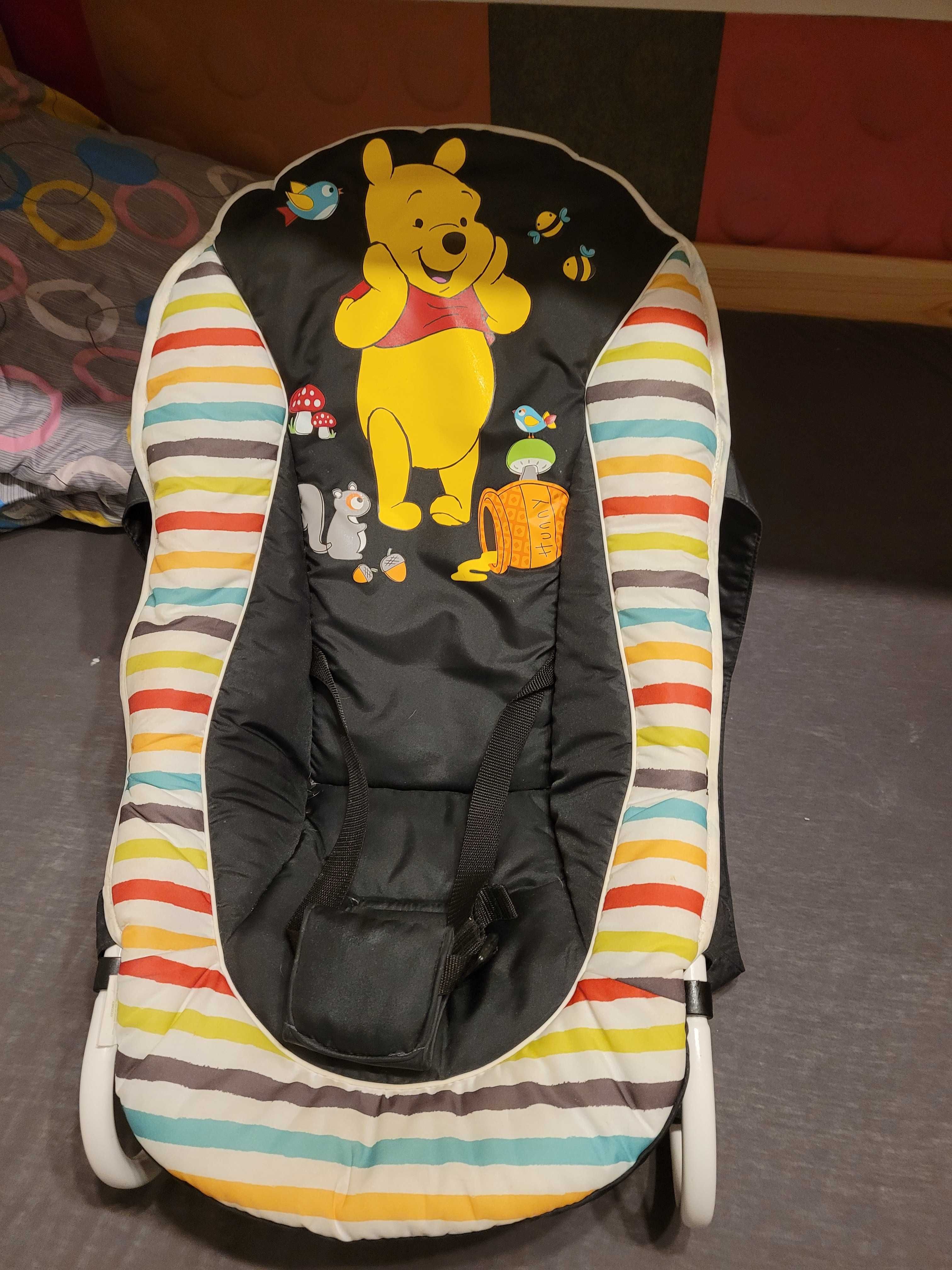 Leżaczek niemowlęcy Rocky Kubuś Puchatek 0-9 kg