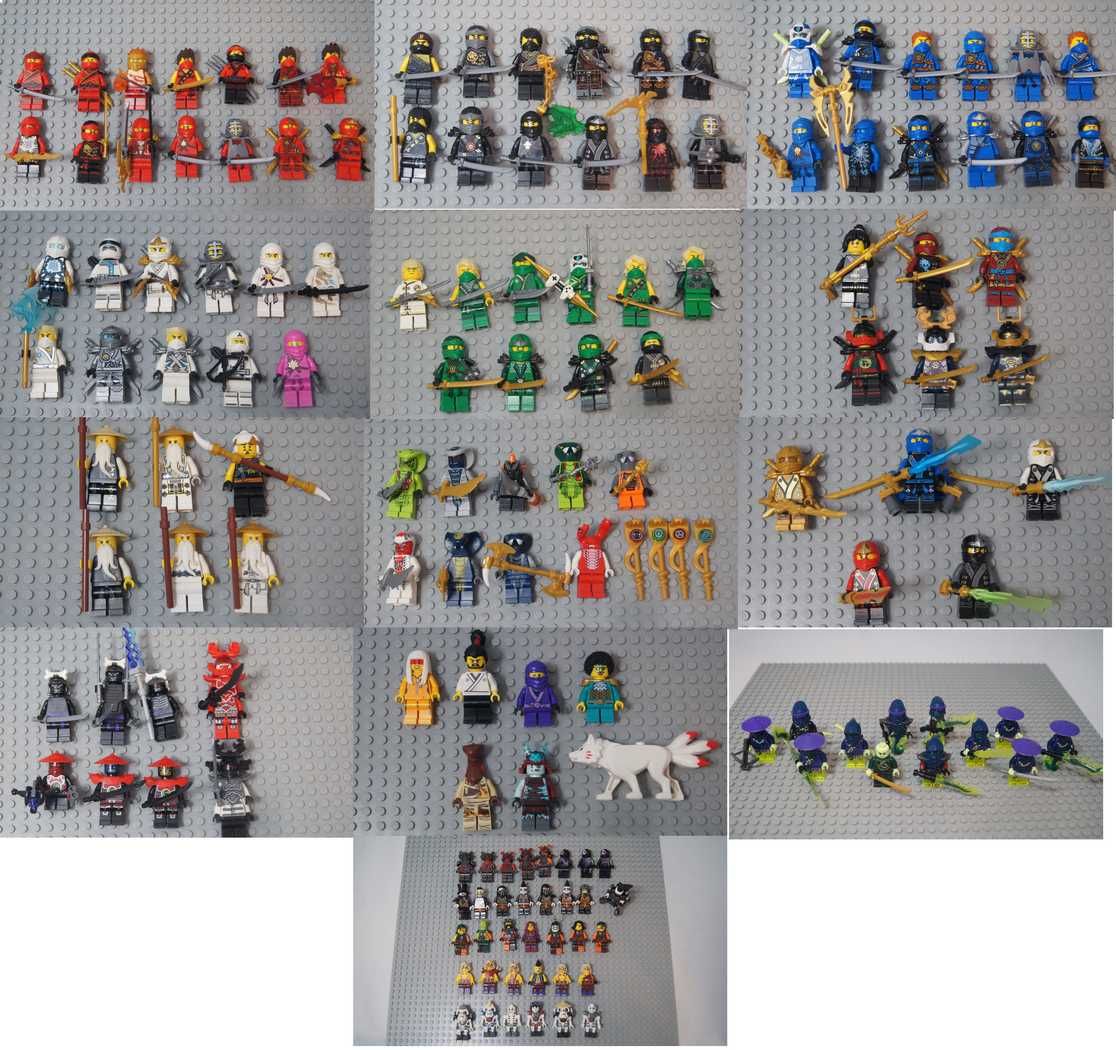 Lego Ninjago figurki Garmadon Kozu Stone Swordsman 8 figurek OPIS!