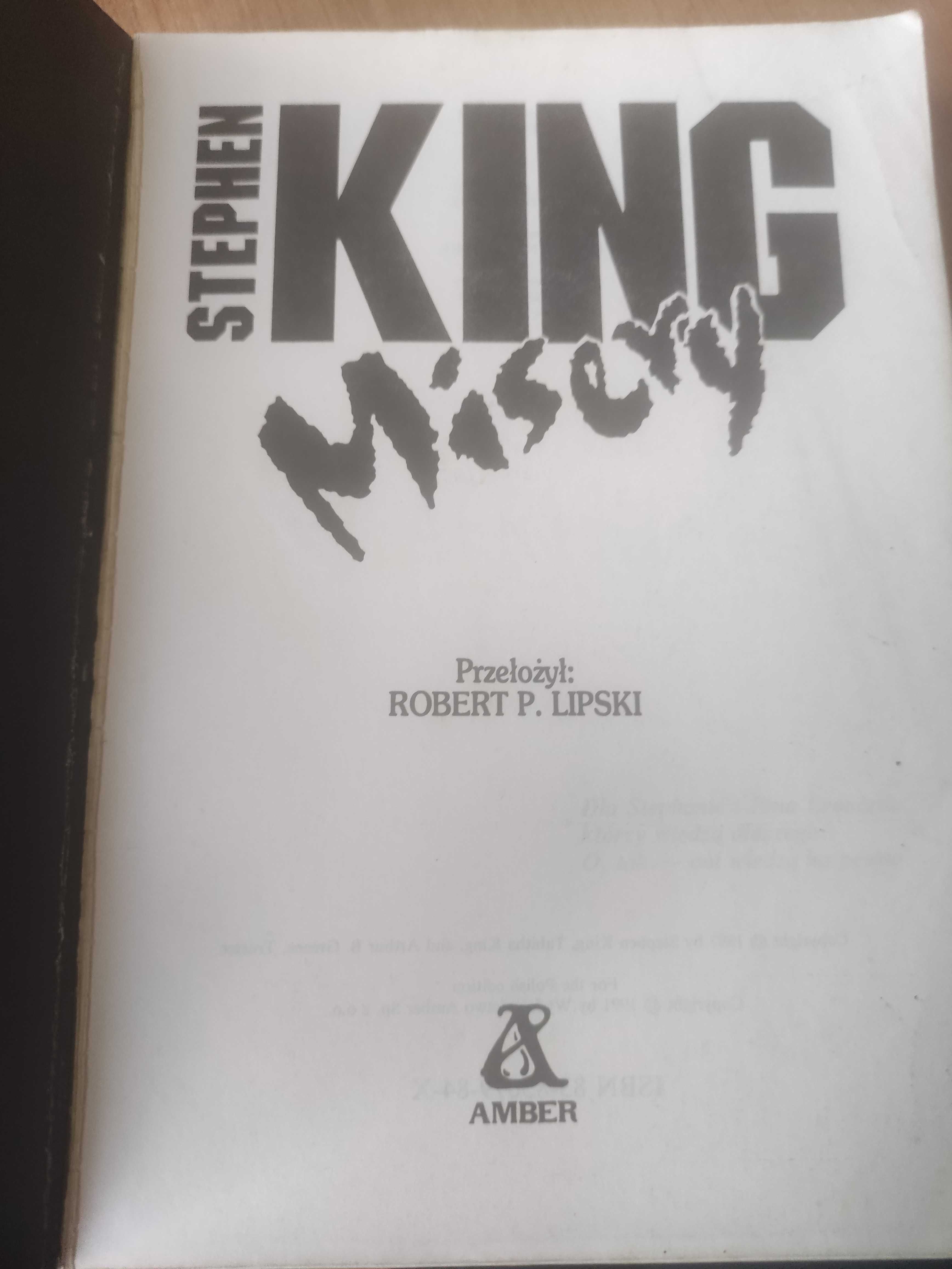 S.King Misery Amber 1991