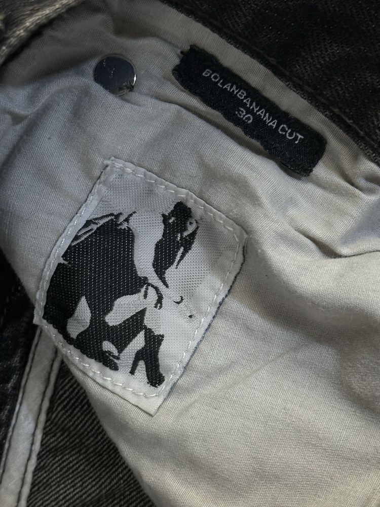 Rick Owens bolan banana cut джинсы штаны клеш faded archive opium S M
