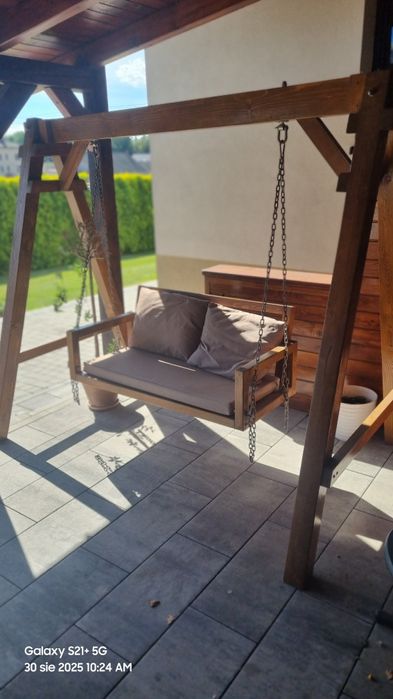 Hustawka ogrodowa drewniana