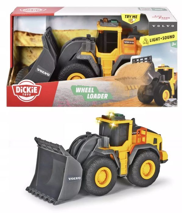 Volvo spychacz światło/dźwięk. Simba Toys. Nowy Produkt