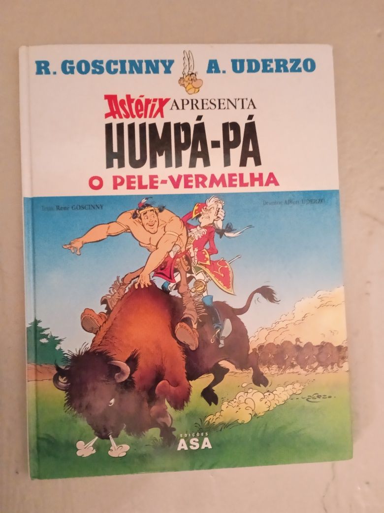BDs Tintim, Asterix e Obelix e O Raio U