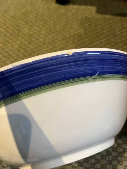 Ręcznie malowana włoska misa Claudio Bernini