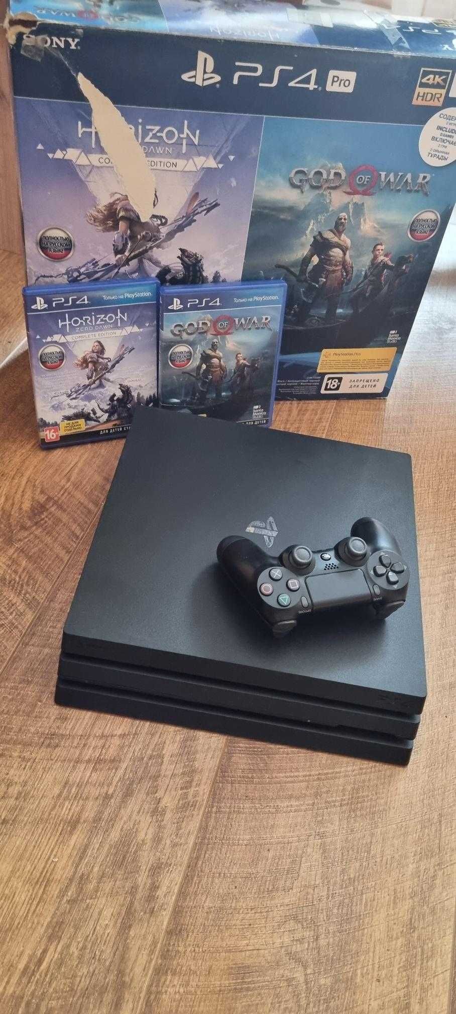 Sony PlayStation 4 Pro | Гарний стан + 2 ігри