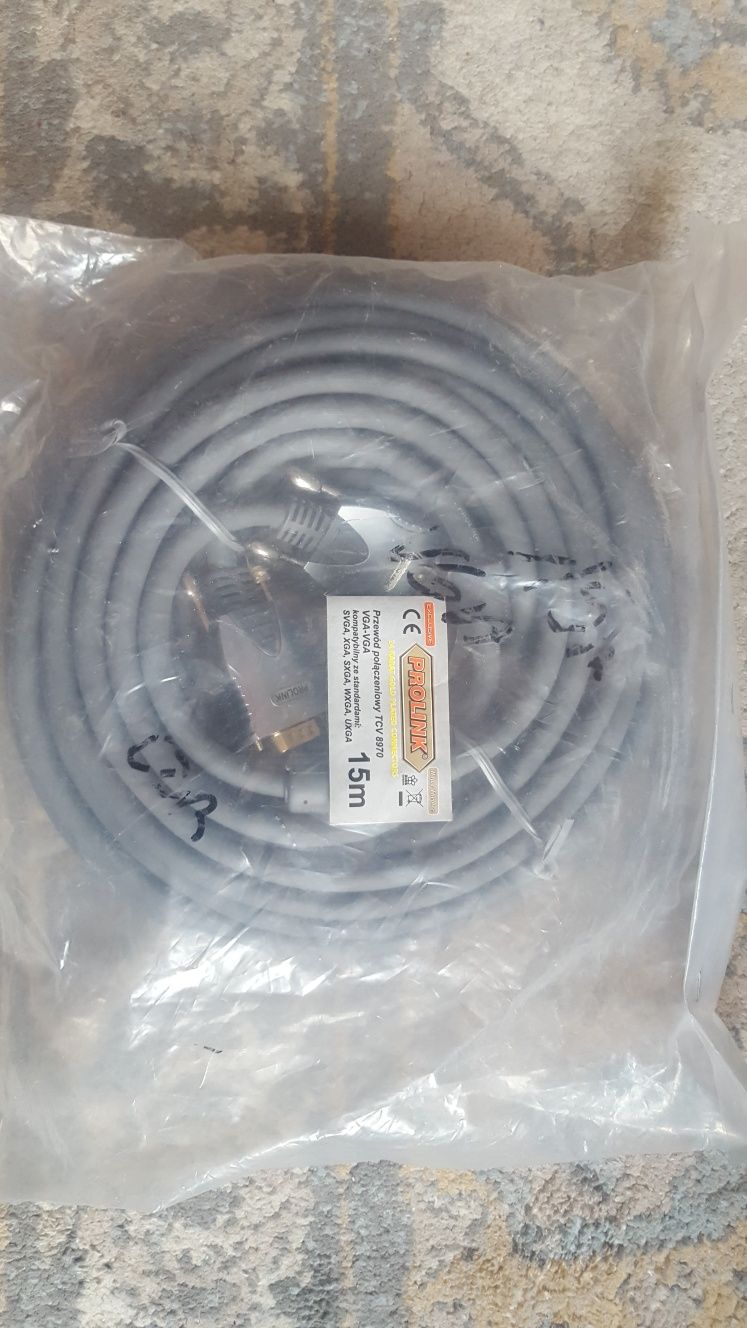 Kabel VGA 15 metrów Prolink exclusive.
