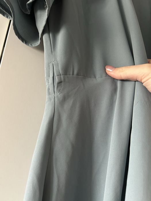 Sukienka maxi H&M - długa - kopertowa - szmizjerka - rozmiar L 40