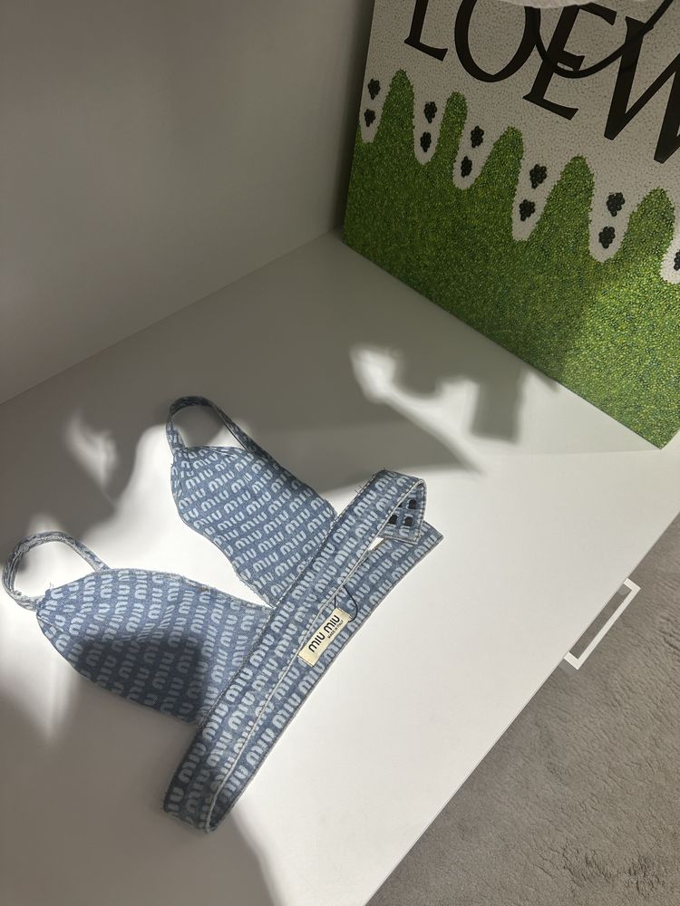Top  jeansowy miu miu