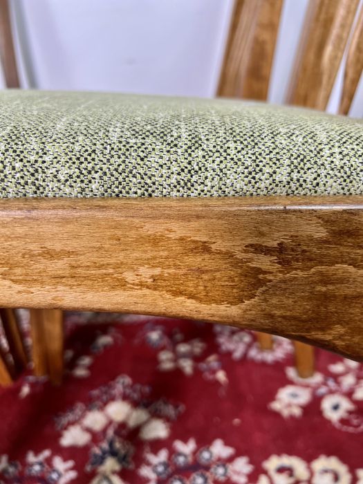 Krzesła PRL R. Hałas 200-157 szczeble buk mat vintage