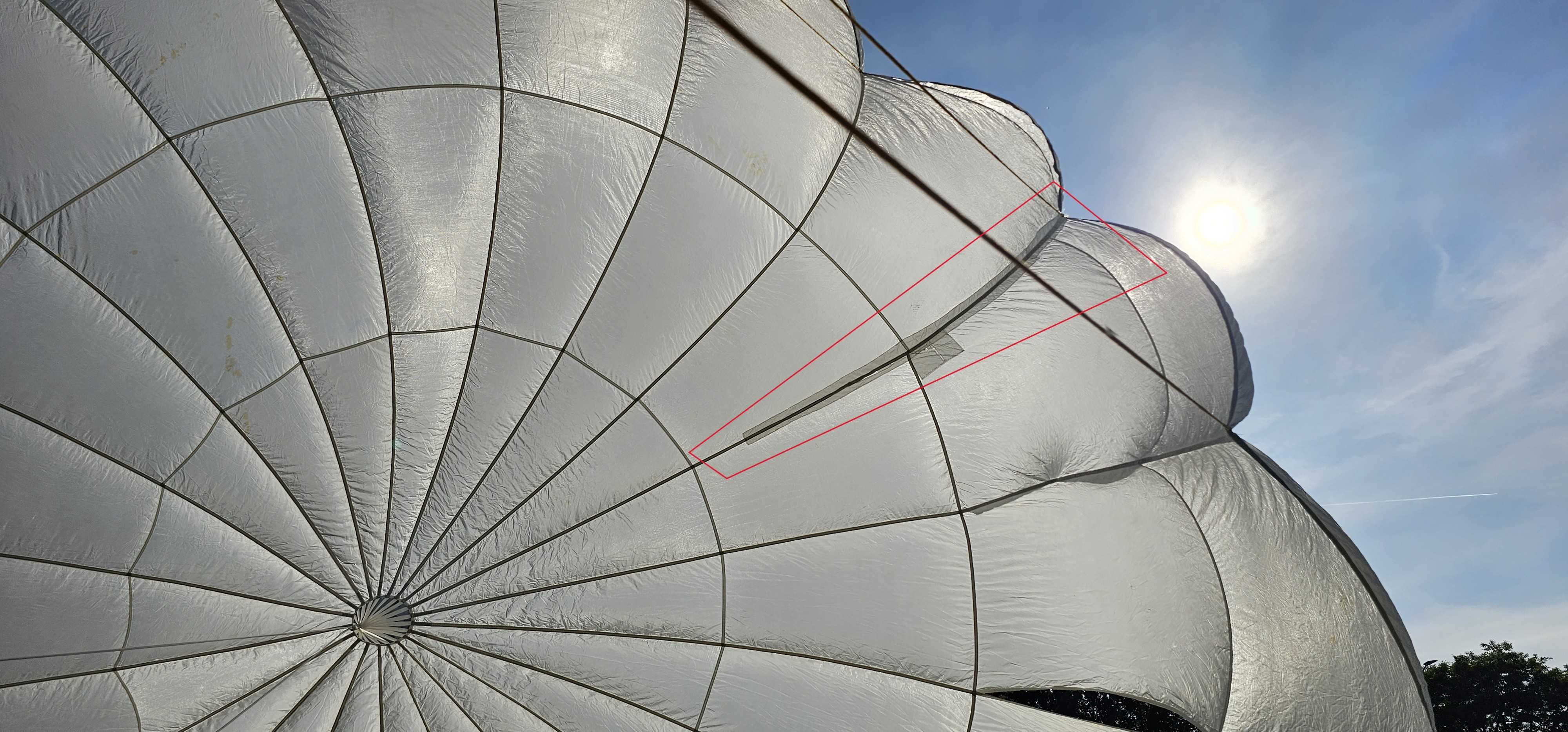 Parasail spadochron SOLAR-120 1 osobowy