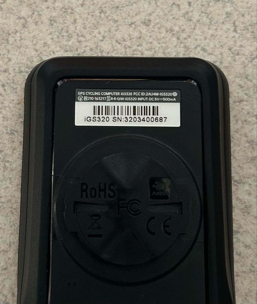 iGS320 licznik rowerowy z GPS