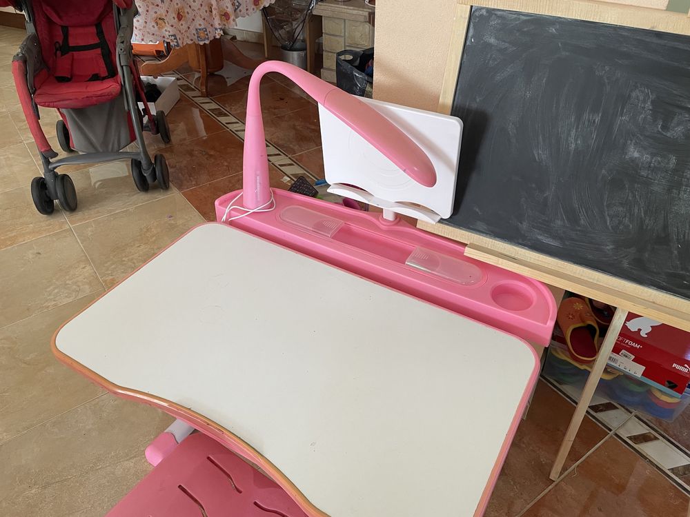 Cubby парта і стілець-трансформери Botero Pink