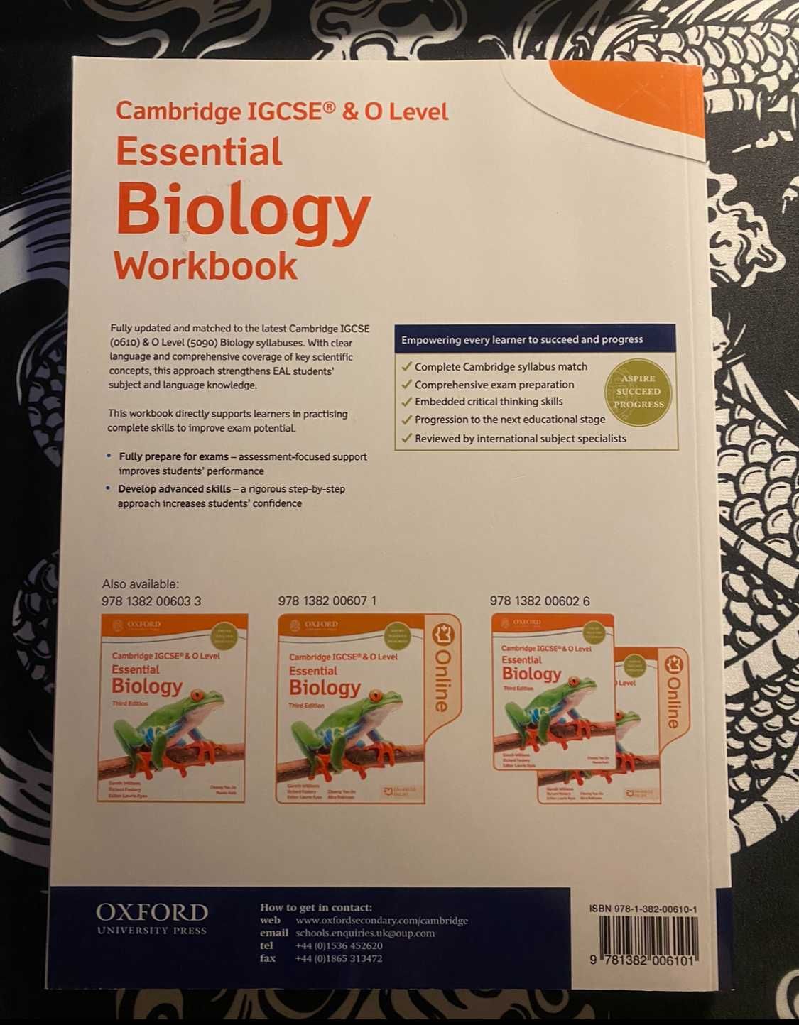 Cambridge IGCSE & O Level Essential Biology: Workbook (Third Edition)