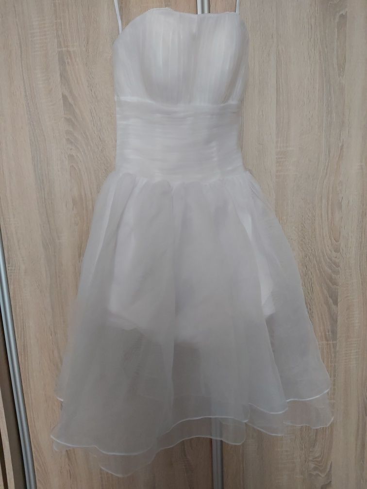 Biała sukienka na bal,wesele,studniówkę,imprezę