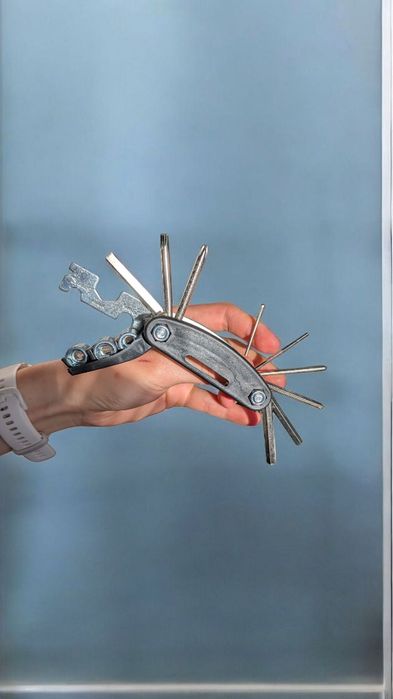 Multitool Rowerowy 16w1 – Zestaw Kluczy Imbusowych Śrubokręt Klucz