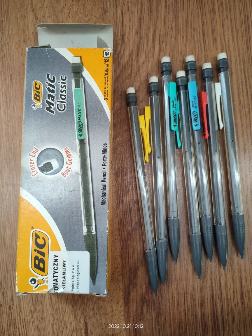 Ołówek z gumką Bic Matic Classic 0,5 HB