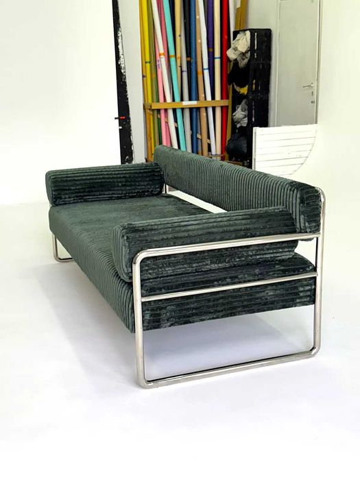 Sofa Praga, Polska '25, bauhaus, vntg, mid-c