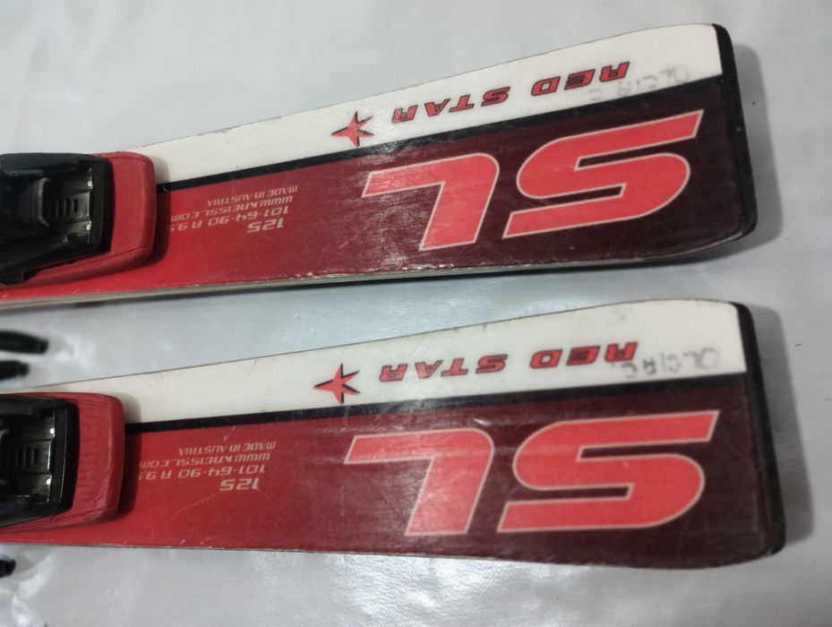 narty kneissl SL Race 125 cm przygotowane do sezonu