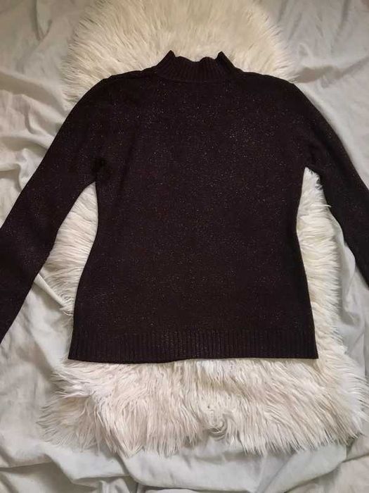 Camisola de malha com brilhantes 80% Lã - 10% Caxemira - 10% Elastano