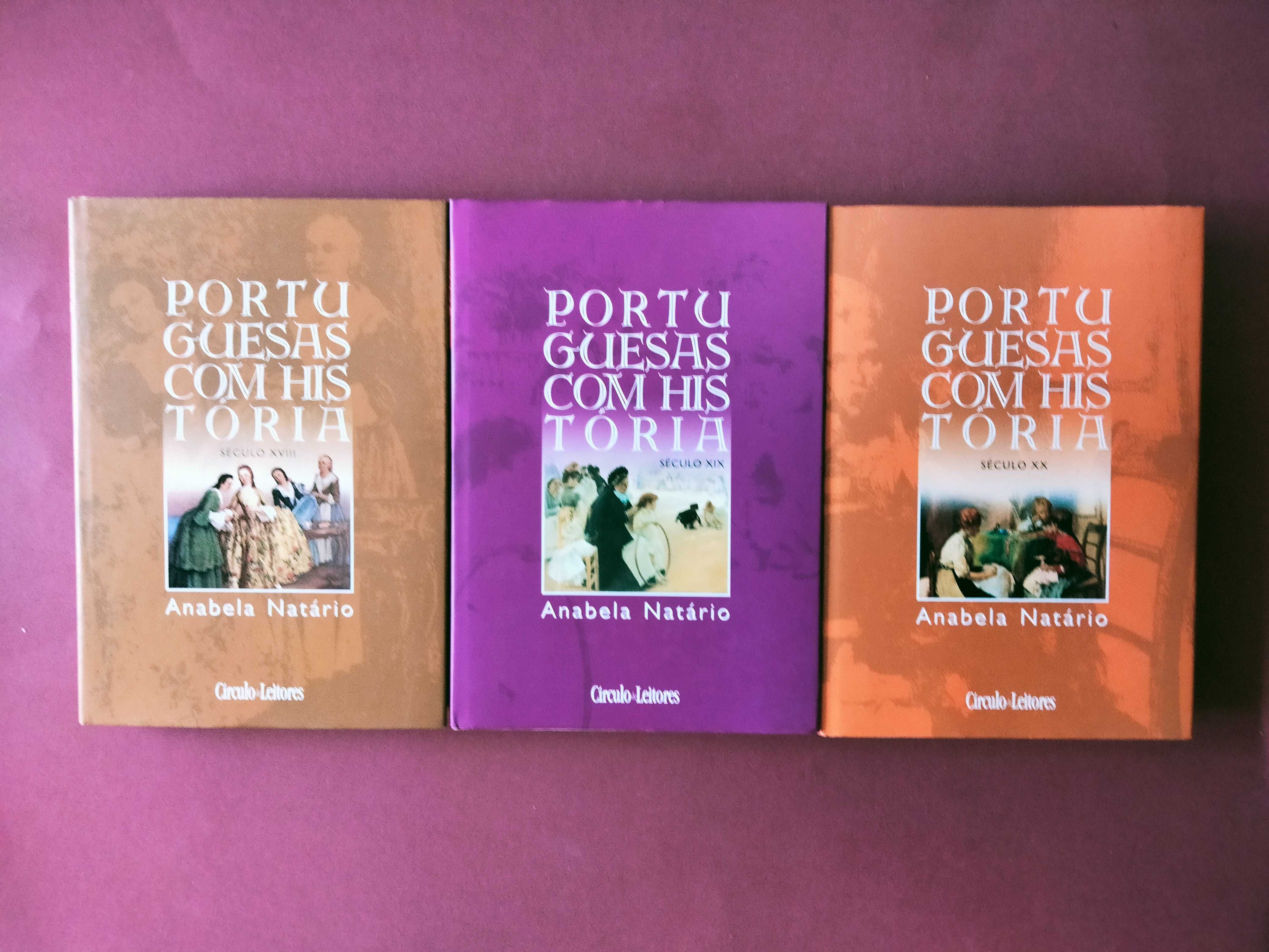 Portuguesas com História - Anabela Natário 6 Volumes