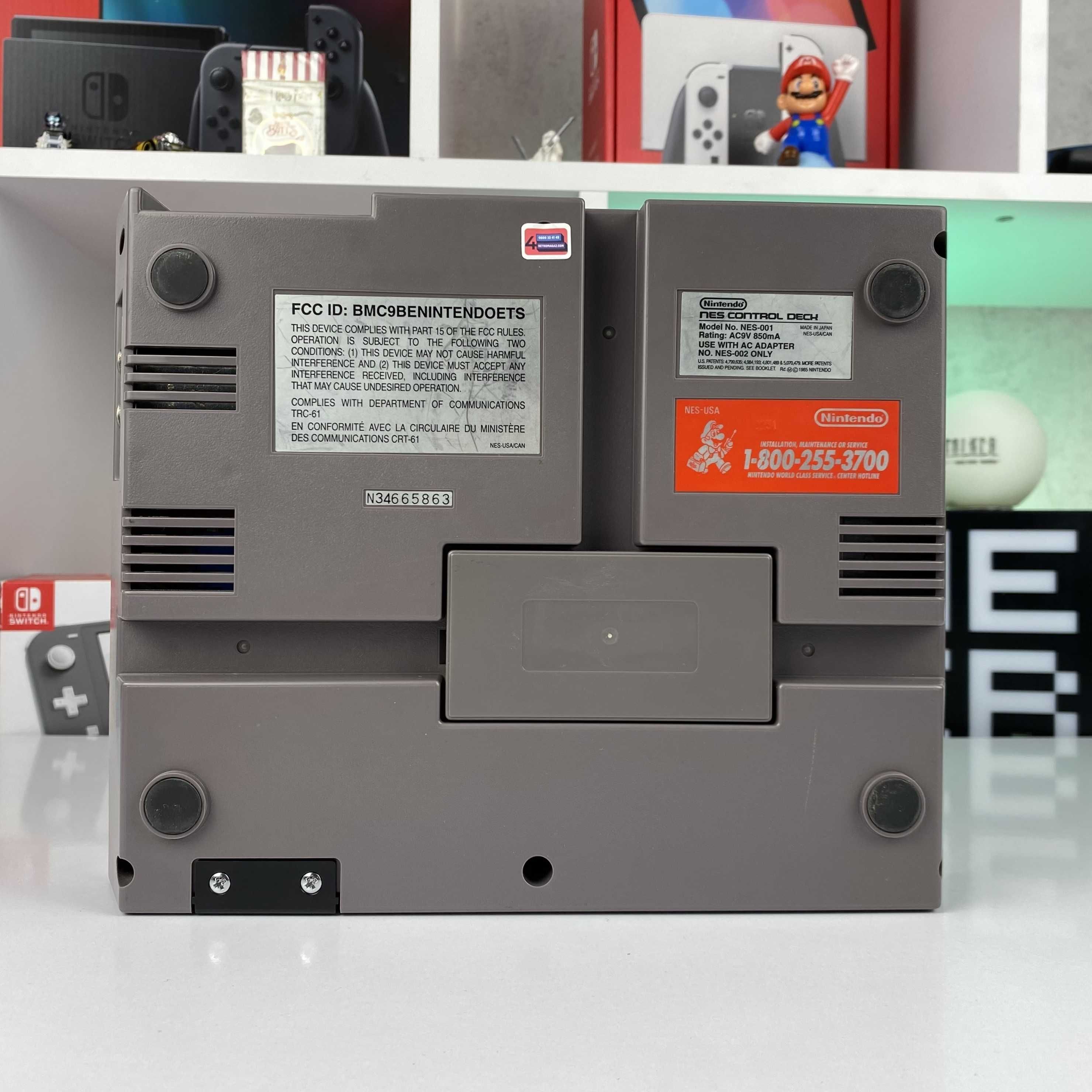 Ретро Консоль Nintendo NES USA Grey Б/У та Геймпад RMC Гарантія N64