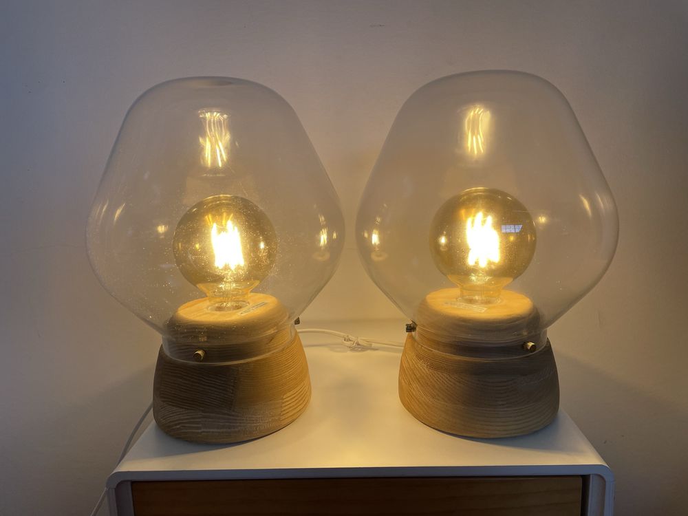 Conjunto de candeeiros de quarto