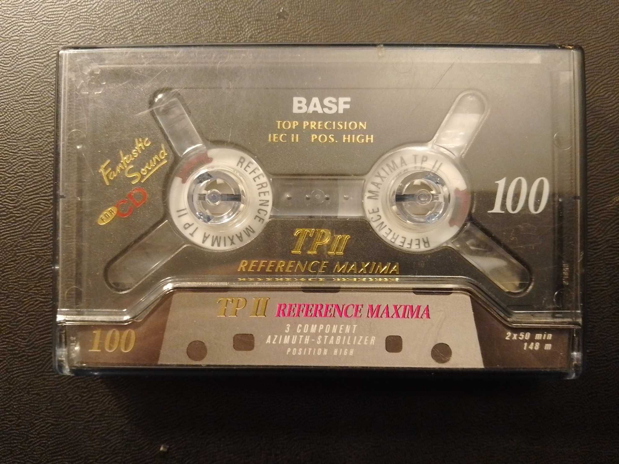 Аудиокассета BASF Reference Maxima TP II 100 Type II Chrome 1993-97 гг
